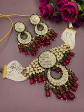 Exclusive High Quality Gold Plated Heavy Polki Kundan Choker Necklace Set Choker Necklace Set